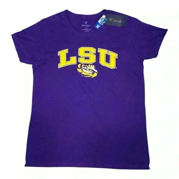 Fanatics Purple LSU Kids T-Shirt. NWT - Picture 1 of 4